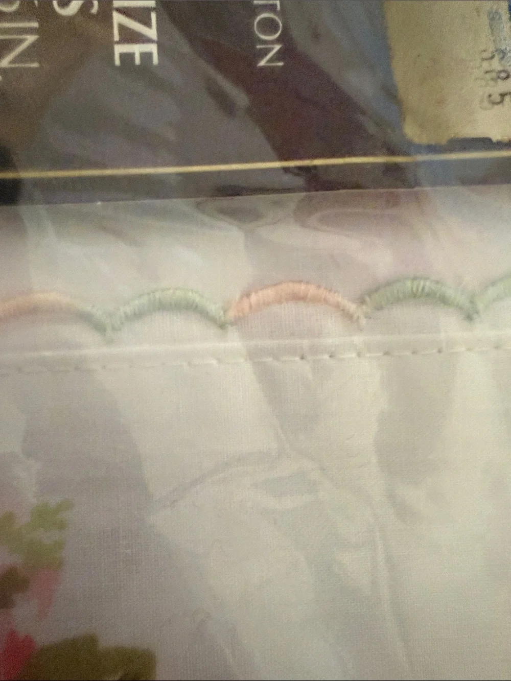 Vintage Sears Best French Bouquet Floral Percale Standard Pillowcases Set of‎ 2